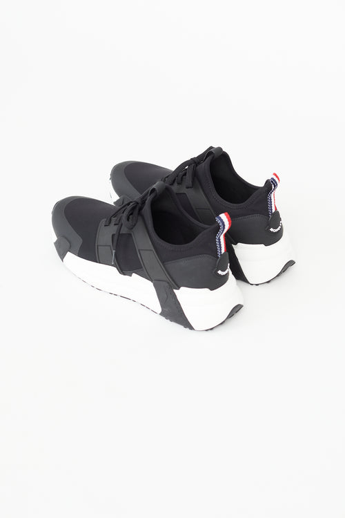 Moncler Black Neoprene Lunarove Sneaker