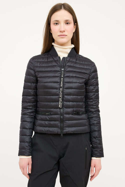 Moncler Black Blenca Down Jacket