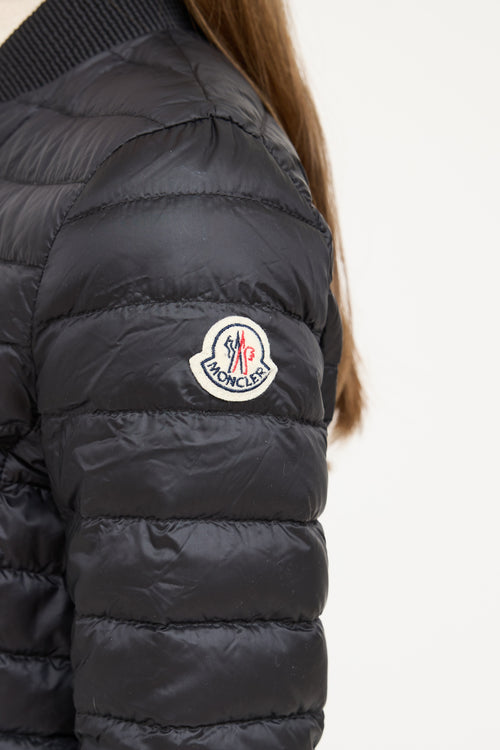 Moncler Black Blenca Down Jacket