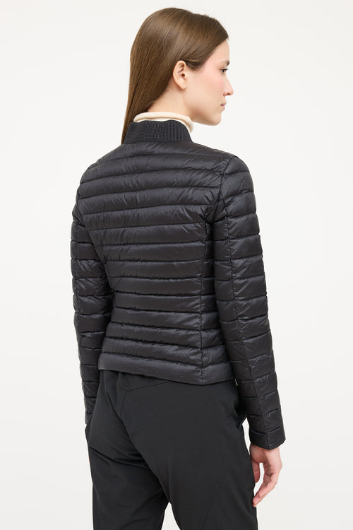 Moncler Black Blenca Down Jacket