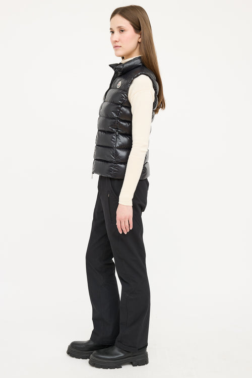 Moncler Black Ghany Down Vest