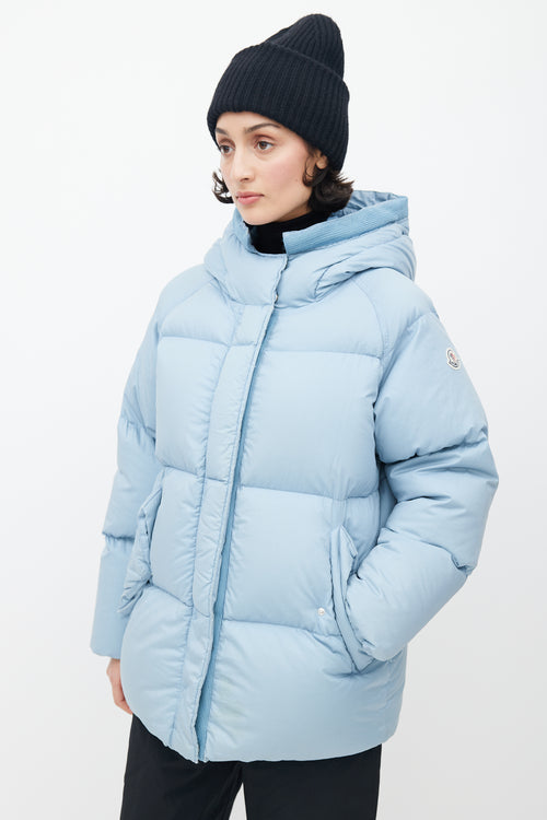 Moncler Blue Nirium Down Jacket