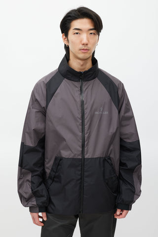 Moncler Grey 
Black Hideki Reflective Jacket