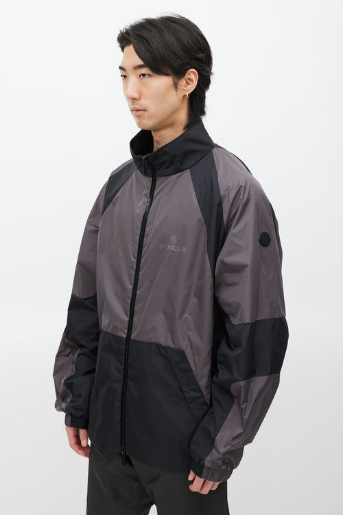 Moncler Grey 
Black Hideki Reflective Jacket