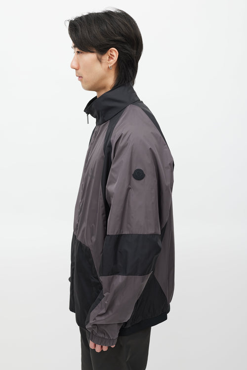 Moncler Grey 
Black Hideki Reflective Jacket