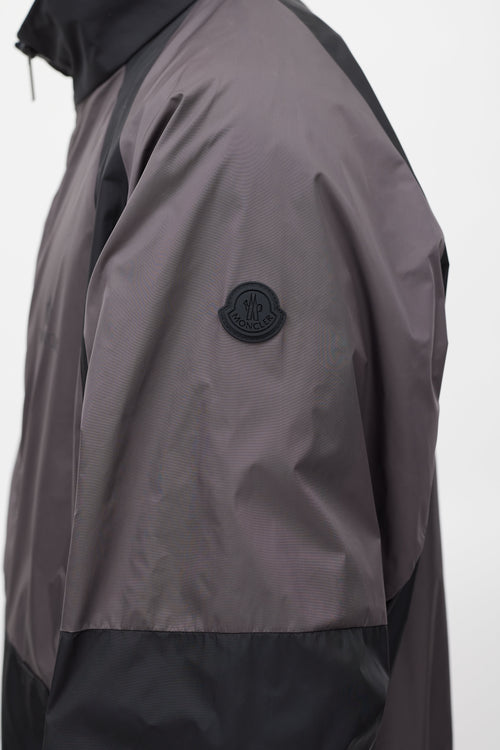 Moncler Grey 
Black Hideki Reflective Jacket