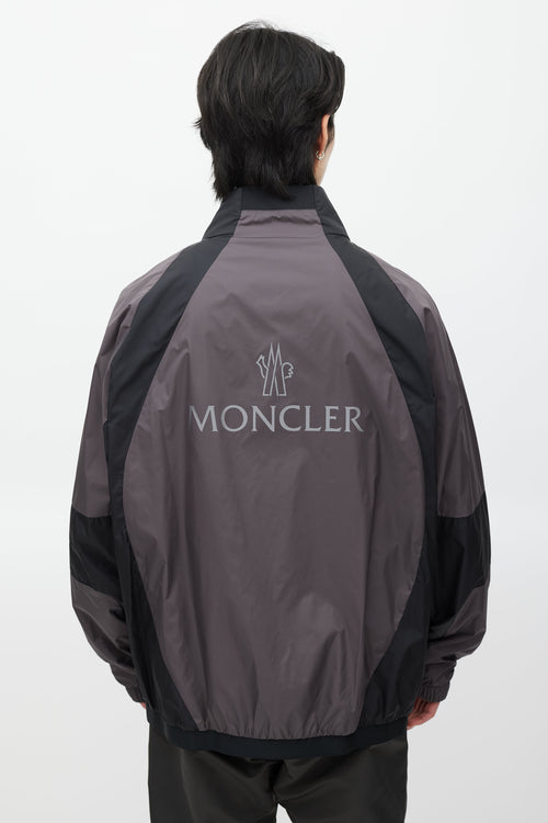 Moncler Grey 
Black Hideki Reflective Jacket