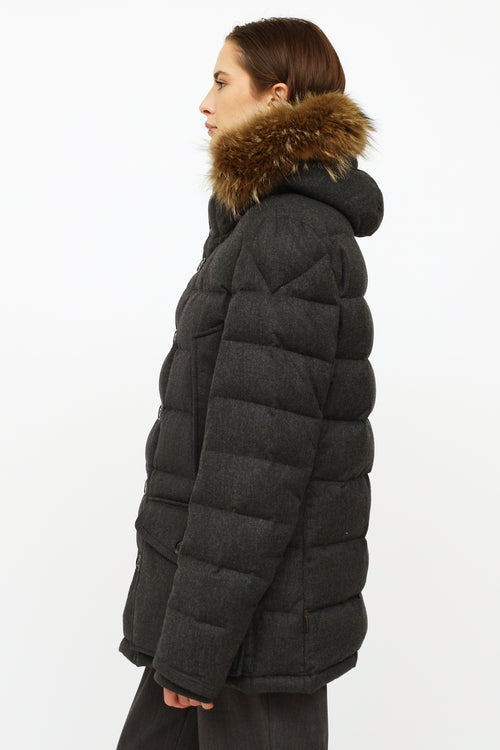 Moncler Grey Kerinish Down Parka