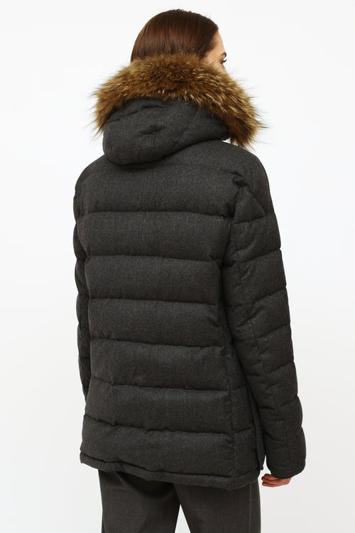 Moncler Grey Kerinish Down Parka