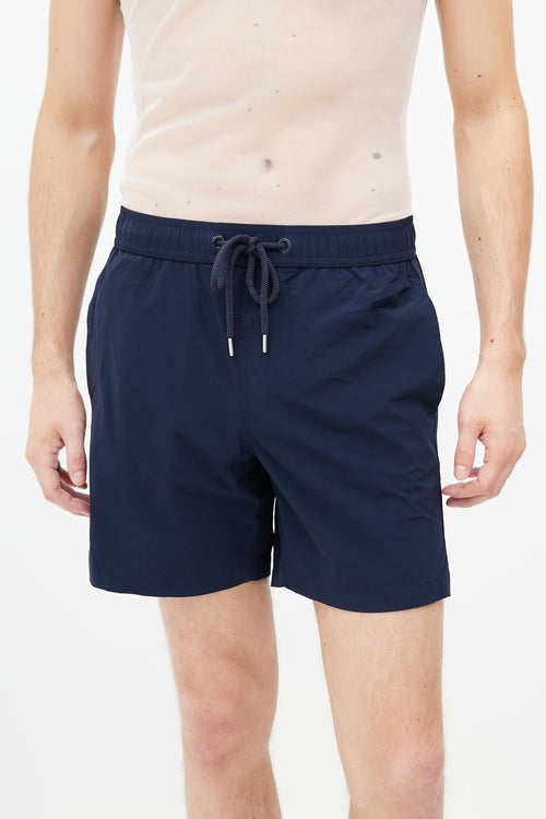 Moncler Navy Boxer Mare Swim Shorts