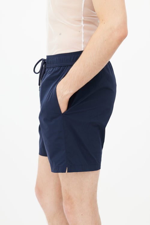 Moncler Navy Boxer Mare Swim Shorts