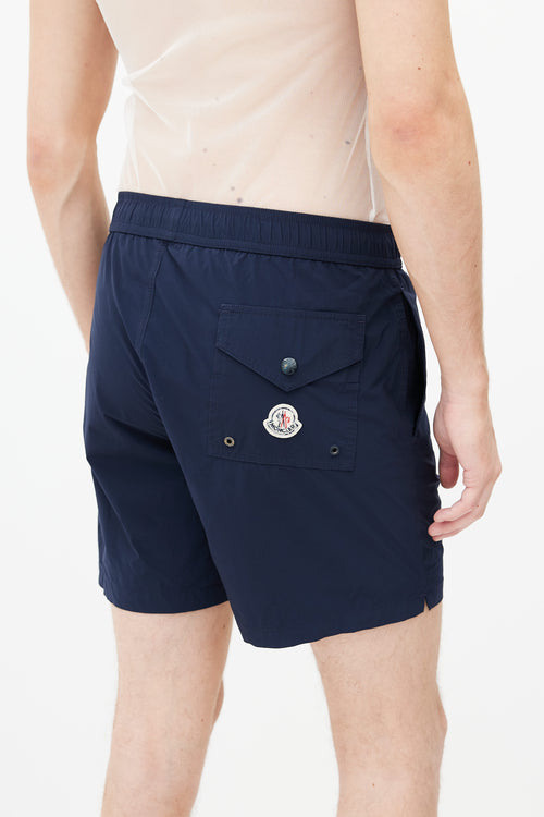 Moncler Navy Boxer Mare Swim Shorts