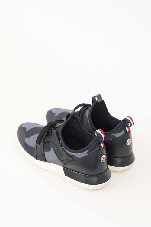 Moncler Navy 
Multicolour Emilien Printed Sneaker