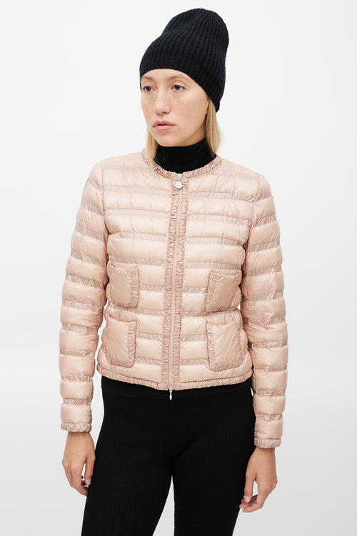 Moncler Pink Lissy Down Jacket