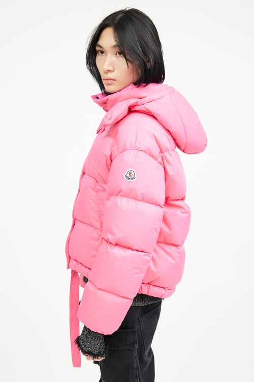 Moncler Pink Onia Drawstring Down Jacket