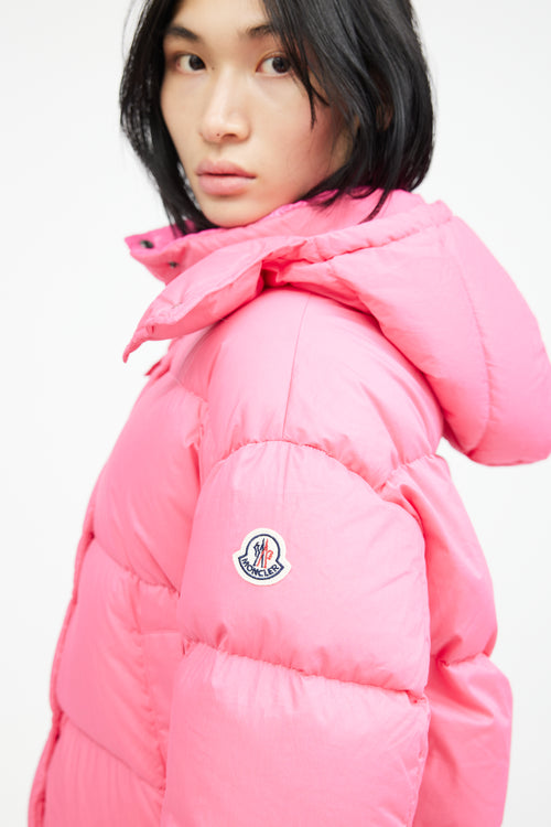 Moncler Pink Onia Drawstring Down Jacket