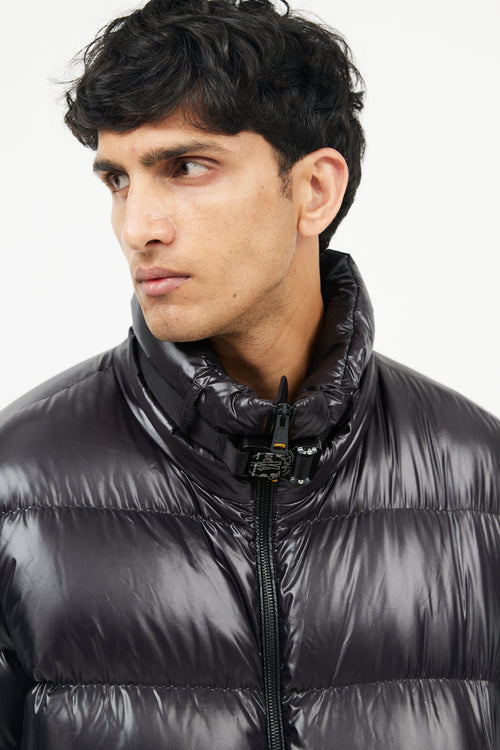 X Alyx Black Sirus Down Puffer Jacket