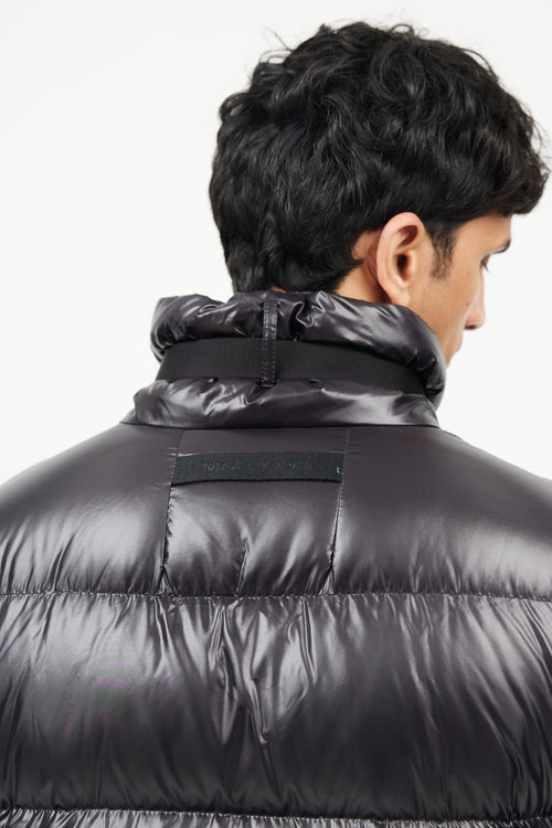 X Alyx Black Sirus Down Puffer Jacket