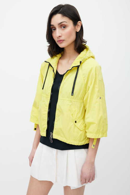 Moncler Yellow Ophelia Hooded Jacket