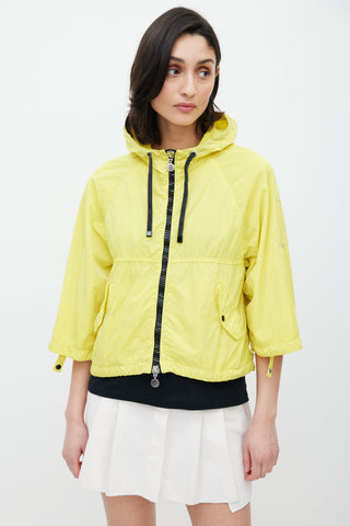 Moncler Yellow Ophelia Hooded Jacket