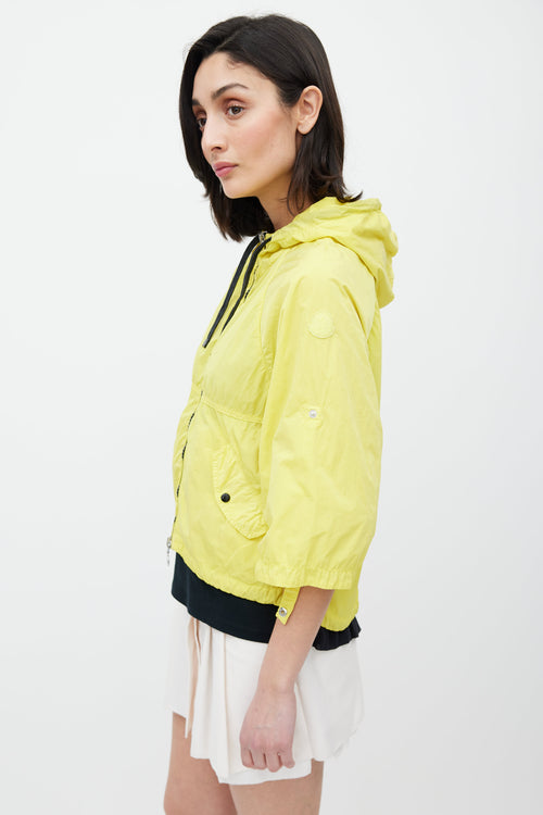 Moncler Yellow Ophelia Hooded Jacket