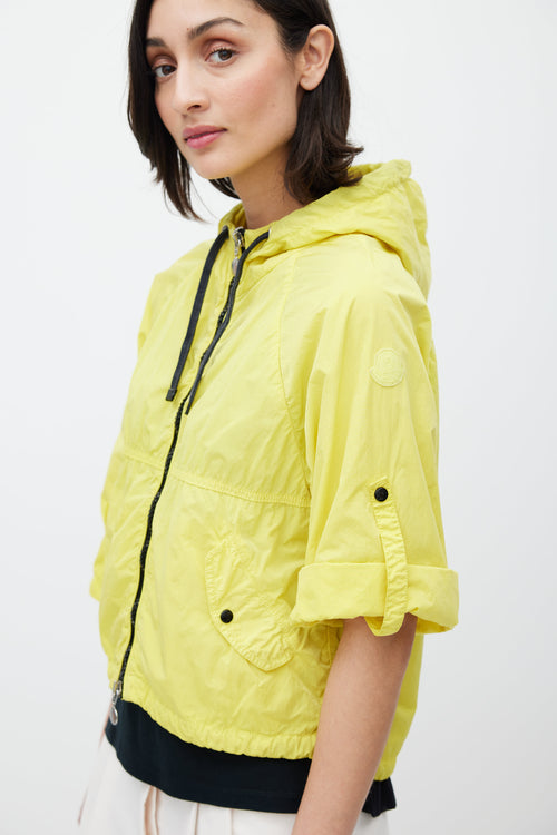 Moncler Yellow Ophelia Hooded Jacket