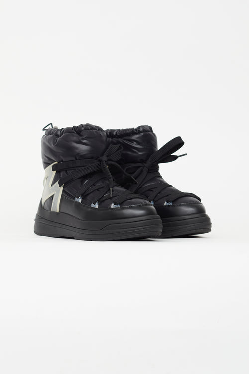 Moncler Black Puffer Insolux Snow Boot