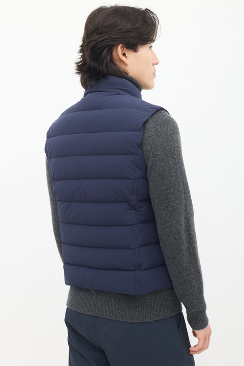 Moorer Navy Down Padded Vest