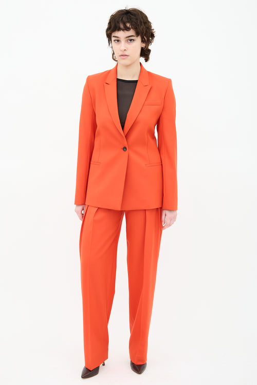 Victoria Beckham Wool Blend Classic Blazer