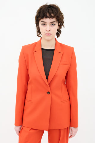 Victoria Beckham Wool Blend Classic Blazer