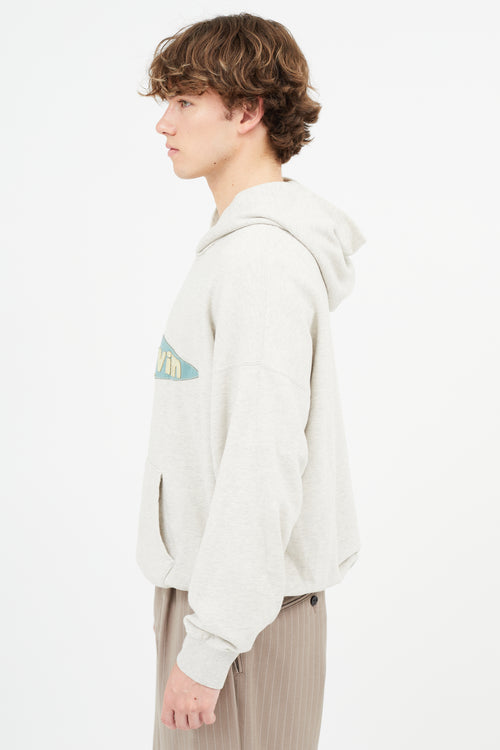 Visvim Grey Jumbo Flag Hoodie