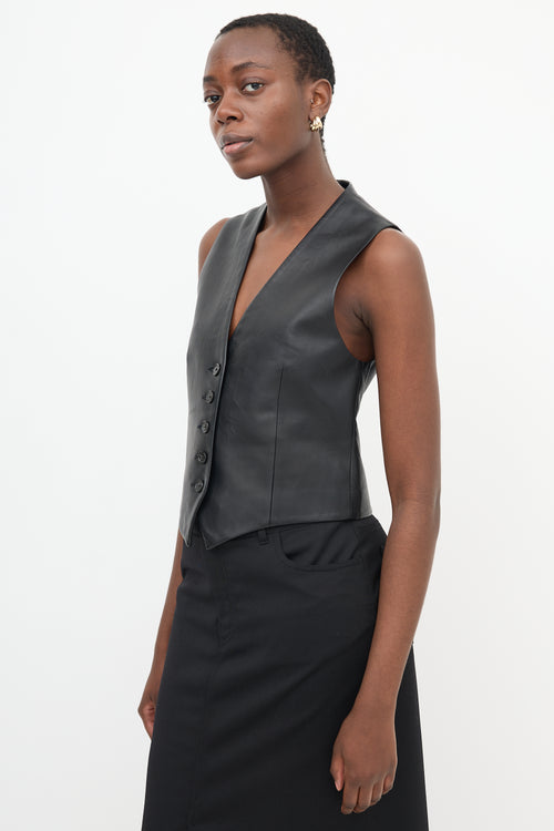 Nili Lotan Leather Vest