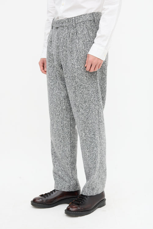 NN07 Grey Melange Fritz 1717 Trouser