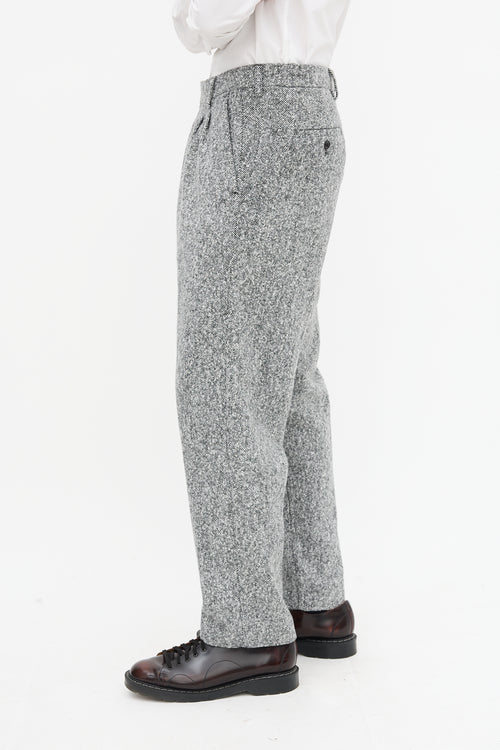 NN07 Grey Melange Fritz 1717 Trouser