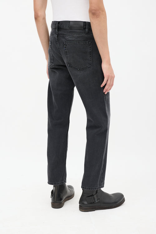 NN07 Washed Black Sonny Straight Leg Jeans