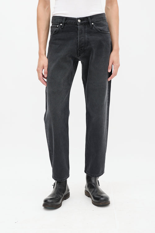 NN07 Washed Black Sonny Straight Leg Jeans