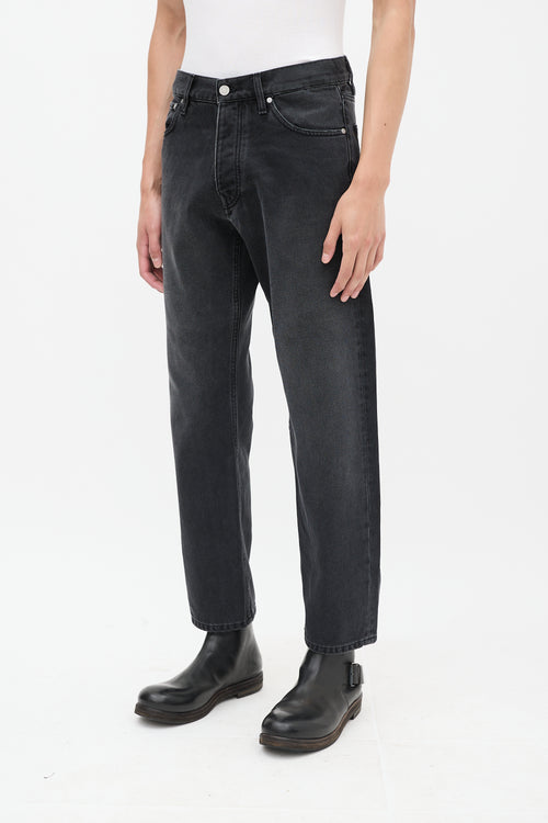 NN07 Washed Black Sonny Straight Leg Jeans