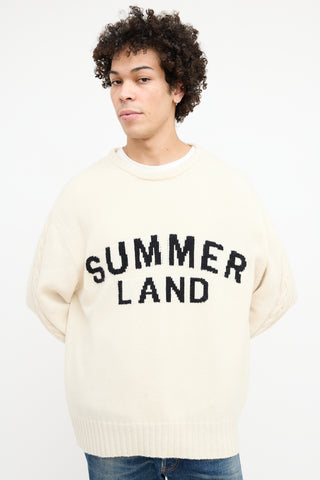 Nahmias Cream Wool Summerland Sweater