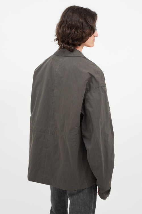 Nanushka Dark Grey Will Jacket