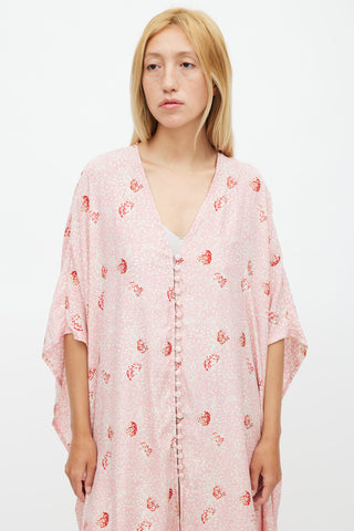 Natalie Martin Pink 
Multi Floral Tunic