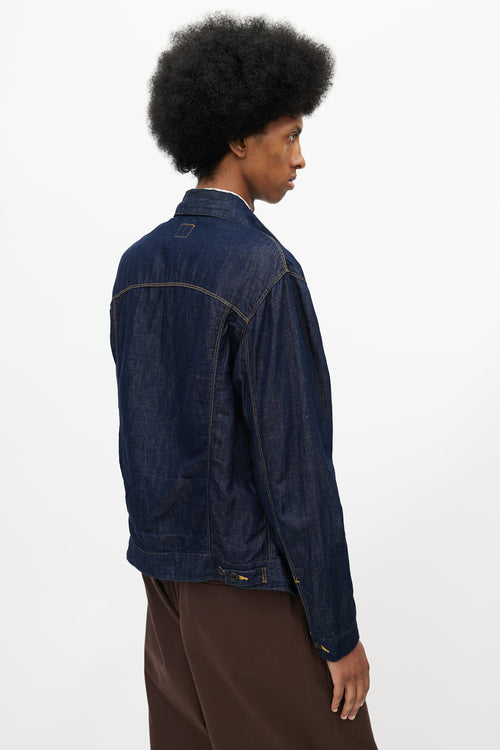 Needles Blue Denim Shirt Jacket