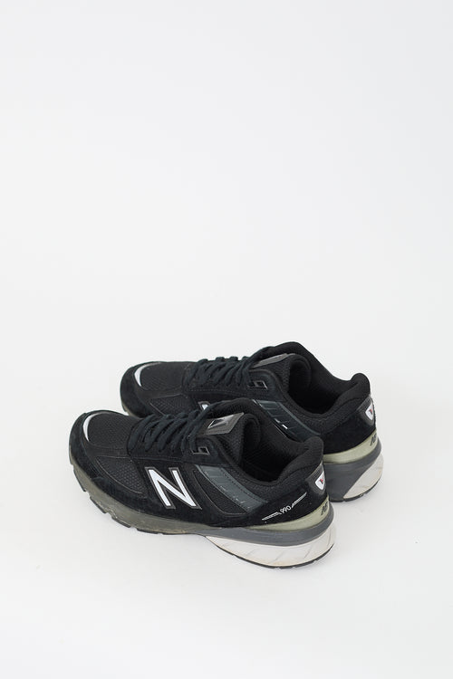 New Balance Black 
Grey 990 Sneaker