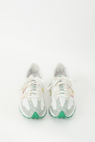 Casablanca X New Balance Munsell White 
Green 327 Sneaker