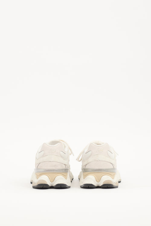 New Balance Beige Suede 
Mesh 9060 Sneaker