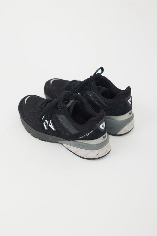 New Balance Black 
Grey 990 Sneaker