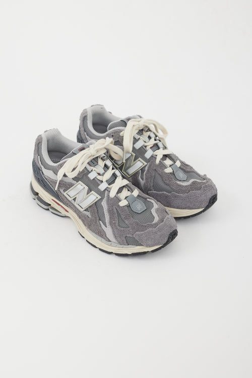 New Balance Grey 
White 1906 Distressed Sneaker