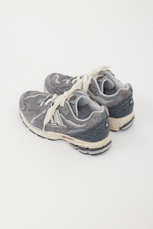 New Balance Grey 
White 1906 Distressed Sneaker