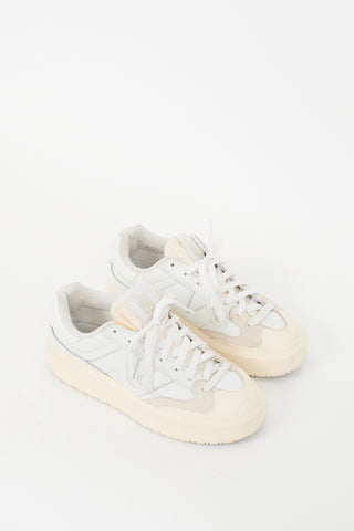 New Balance White 
Beige CT302 Sneaker