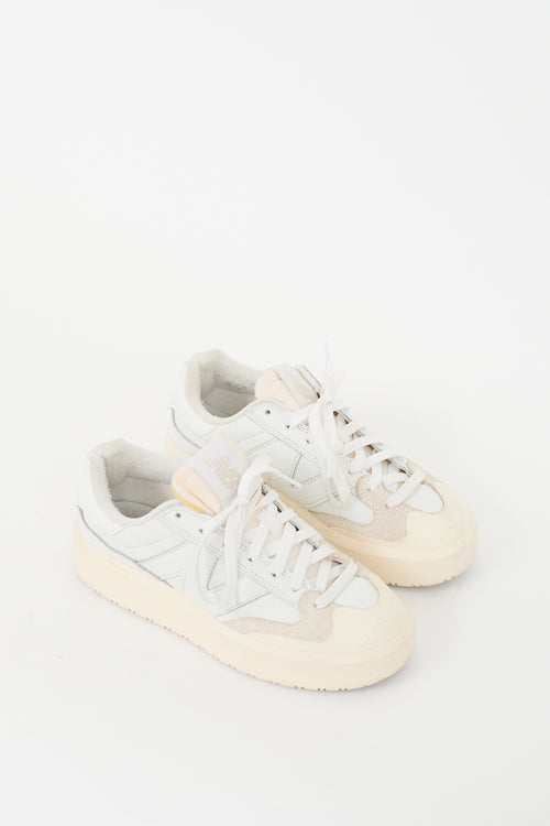 New Balance White 
Beige CT302 Sneaker