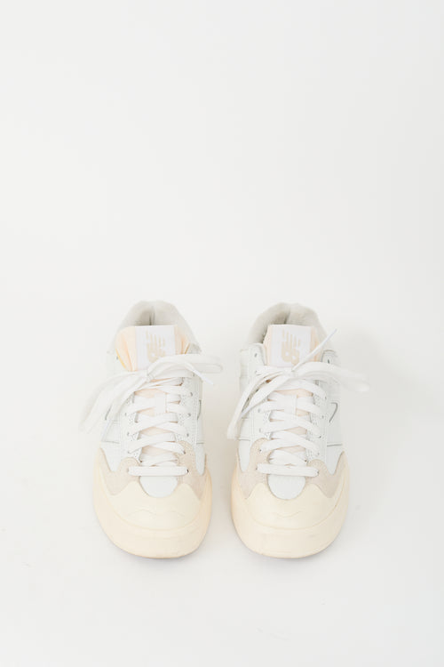 New Balance White 
Beige CT302 Sneaker